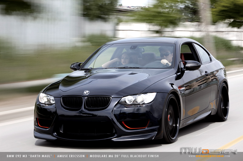 Illustration for article titled MWDesign Darth Maul BMW M3: The Dark Side Of Tuning